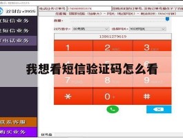 我想看短信验证码怎么看