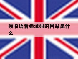 接收语音验证码的网站是什么