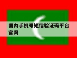 国内手机号短信验证码平台官网